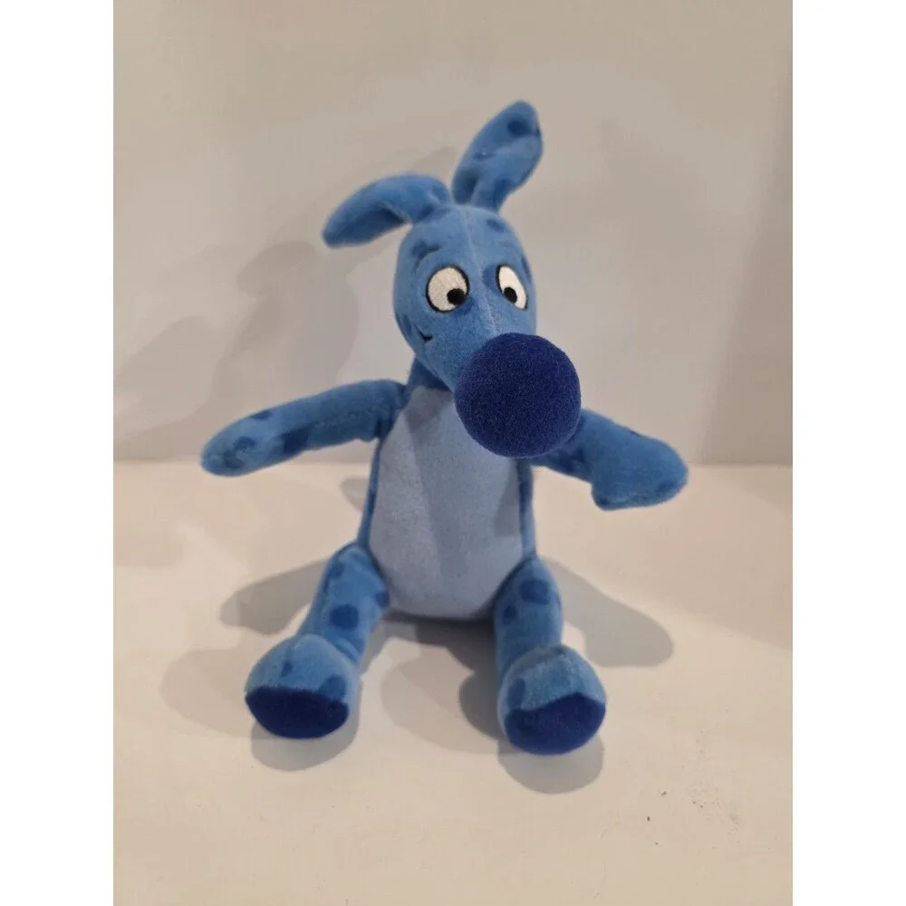 Walt Disney World Blue Woozle Bean Bag Plush Embroidered Eyes 6” Stuffed Pooh